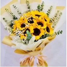 12 pcs Sunflower Bouquet